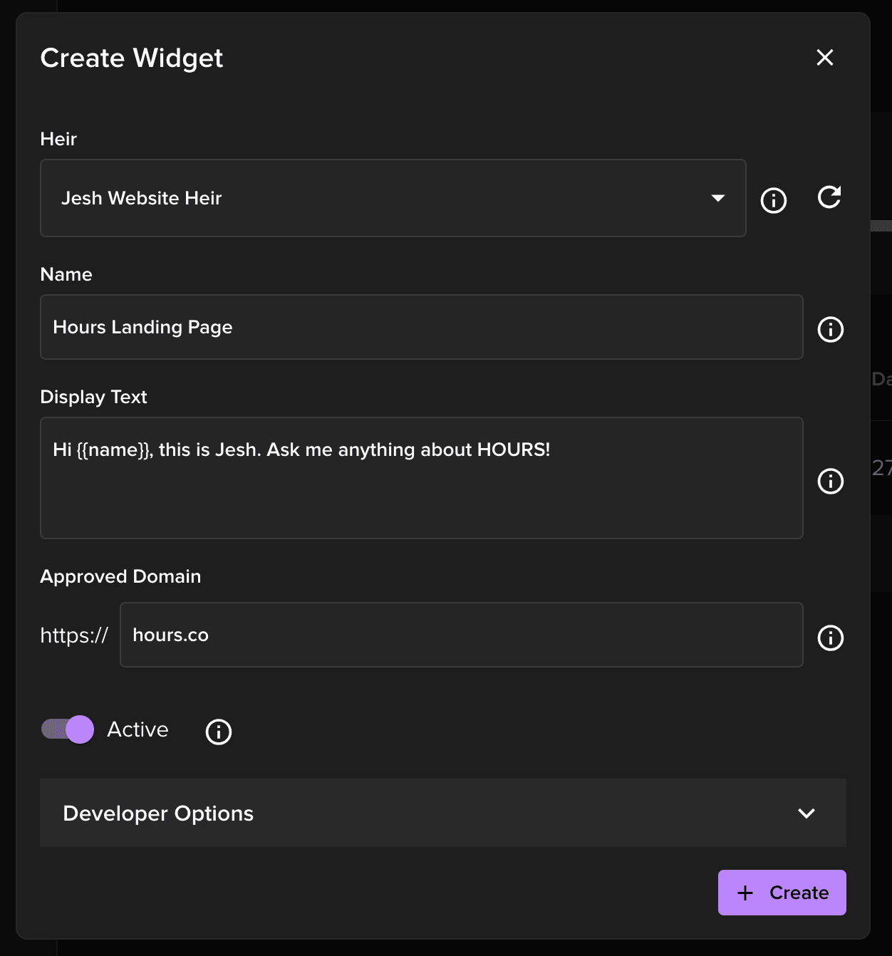 Hours Deployment Options